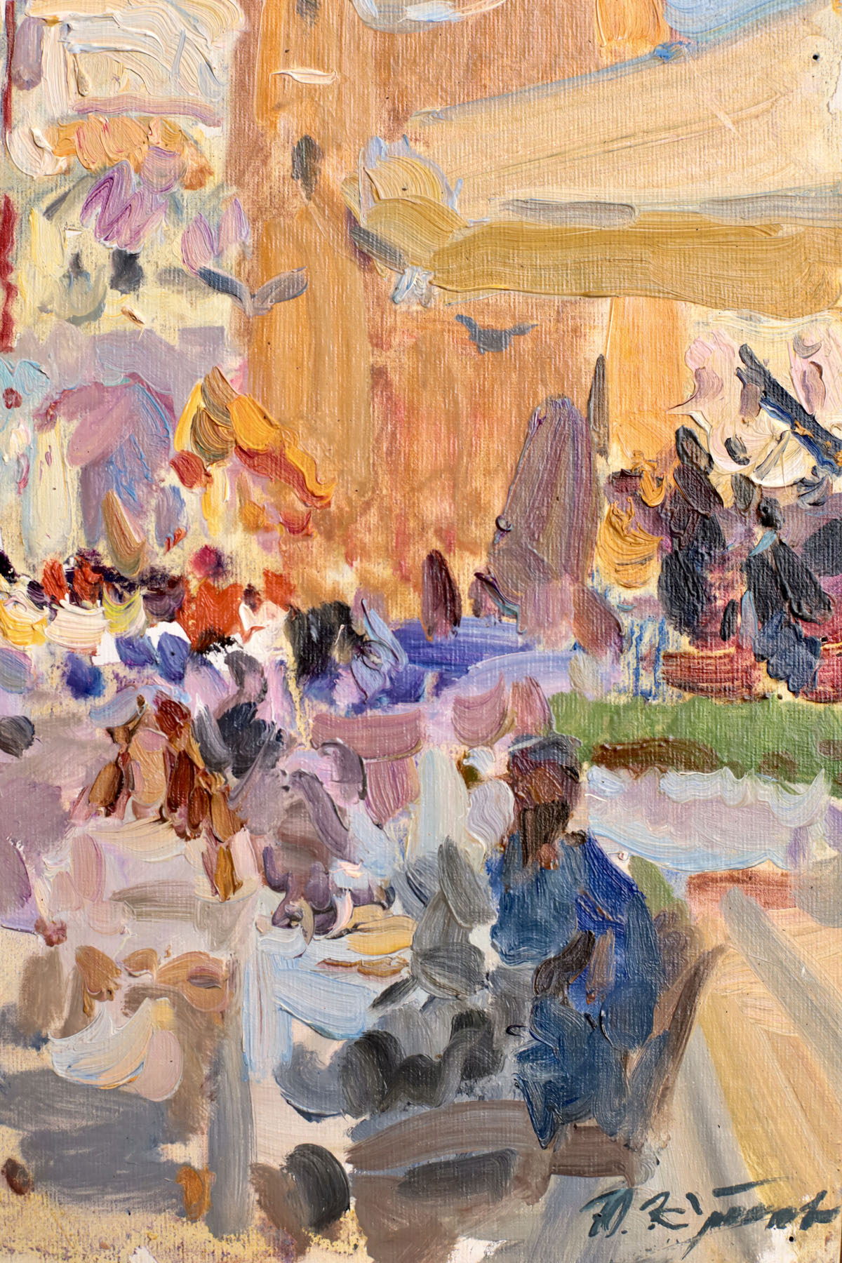 Этюд «Сан-Марко. Венеция», художник Юрий Кротов, 2015 год.