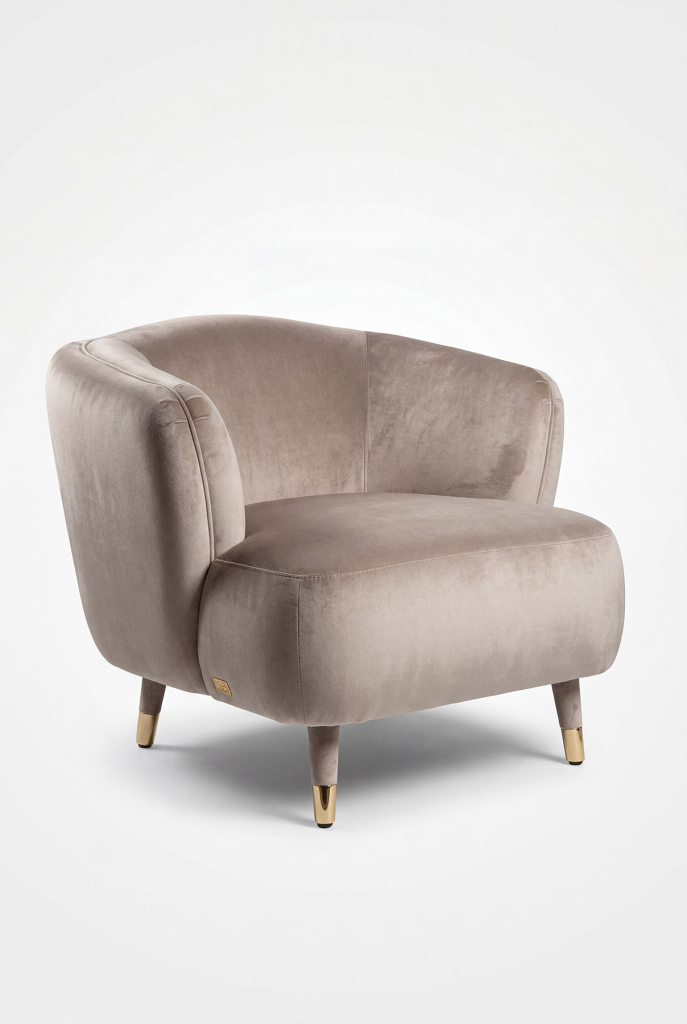 Кресло Savoi, бежевое, Black Tie, Италия