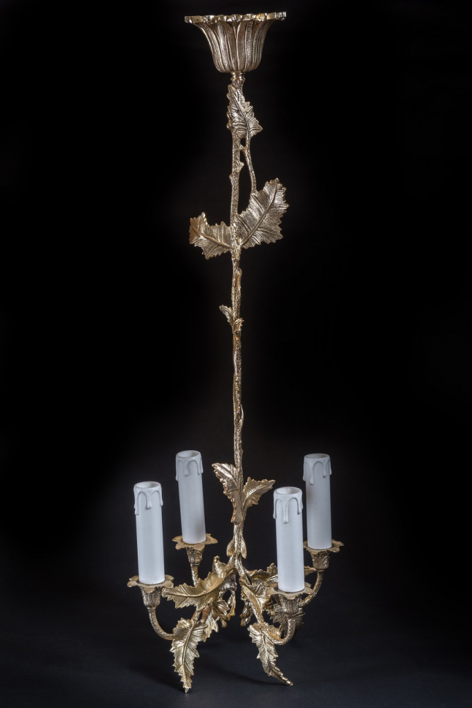 Люстра небольшая на 4 светоточки, производство "Частная Резиденция"