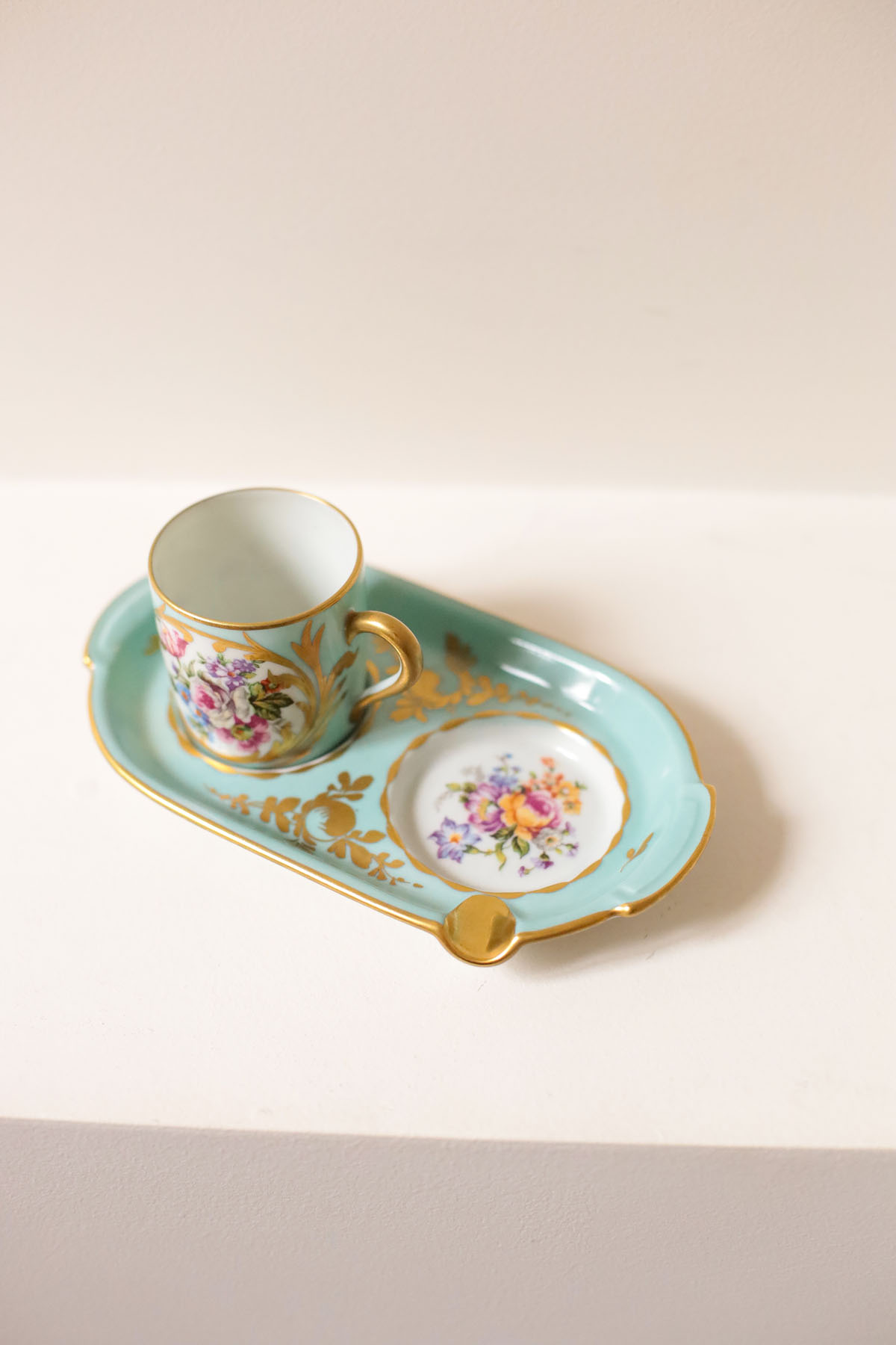 Кофейная пара, фарфор, Лимож, Франция, начало XX века