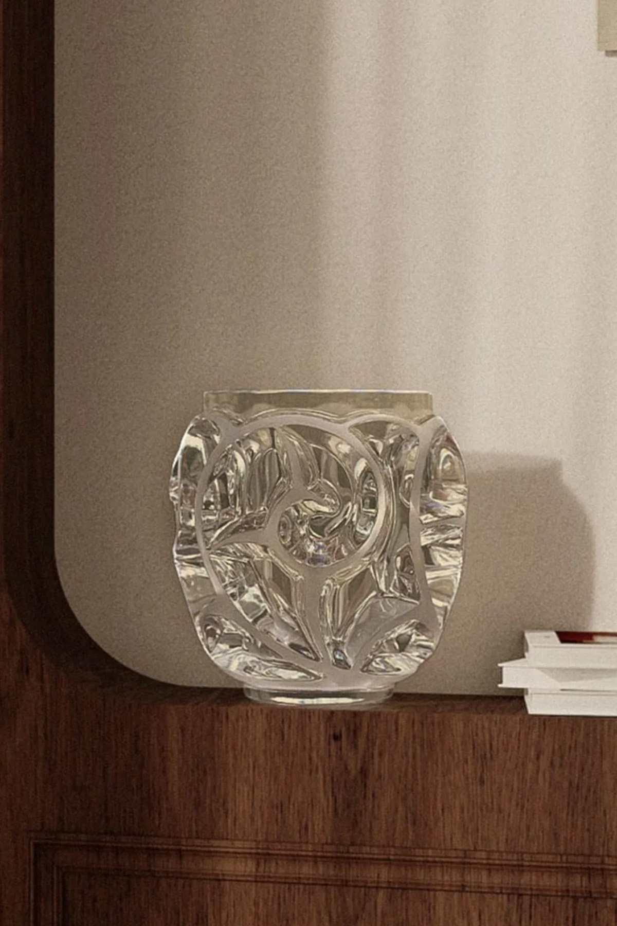 Ваза "Tourbillons", цвет brillaint (прозрачный), Lalique