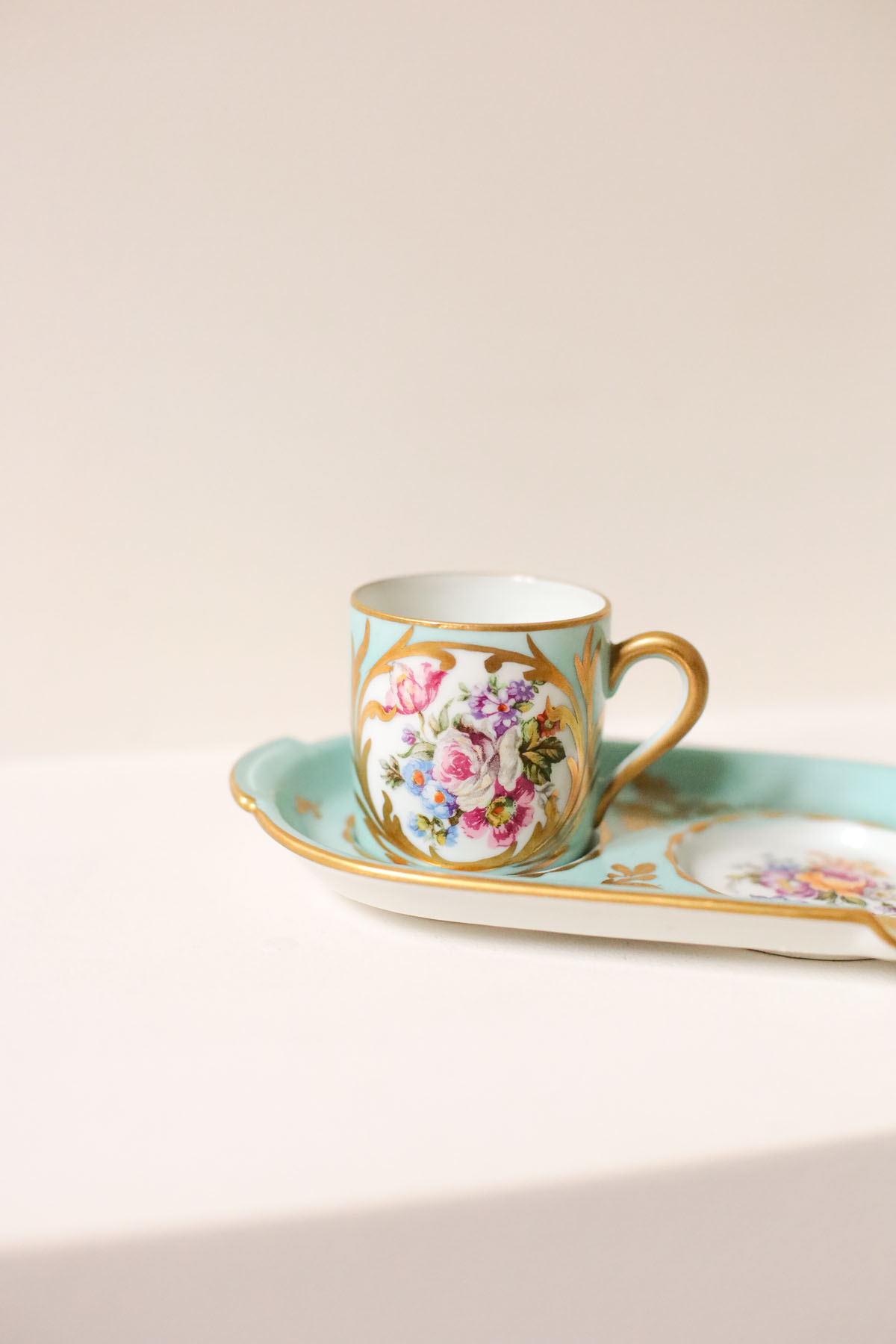 Кофейная пара, фарфор, Лимож, Франция, начало XX века