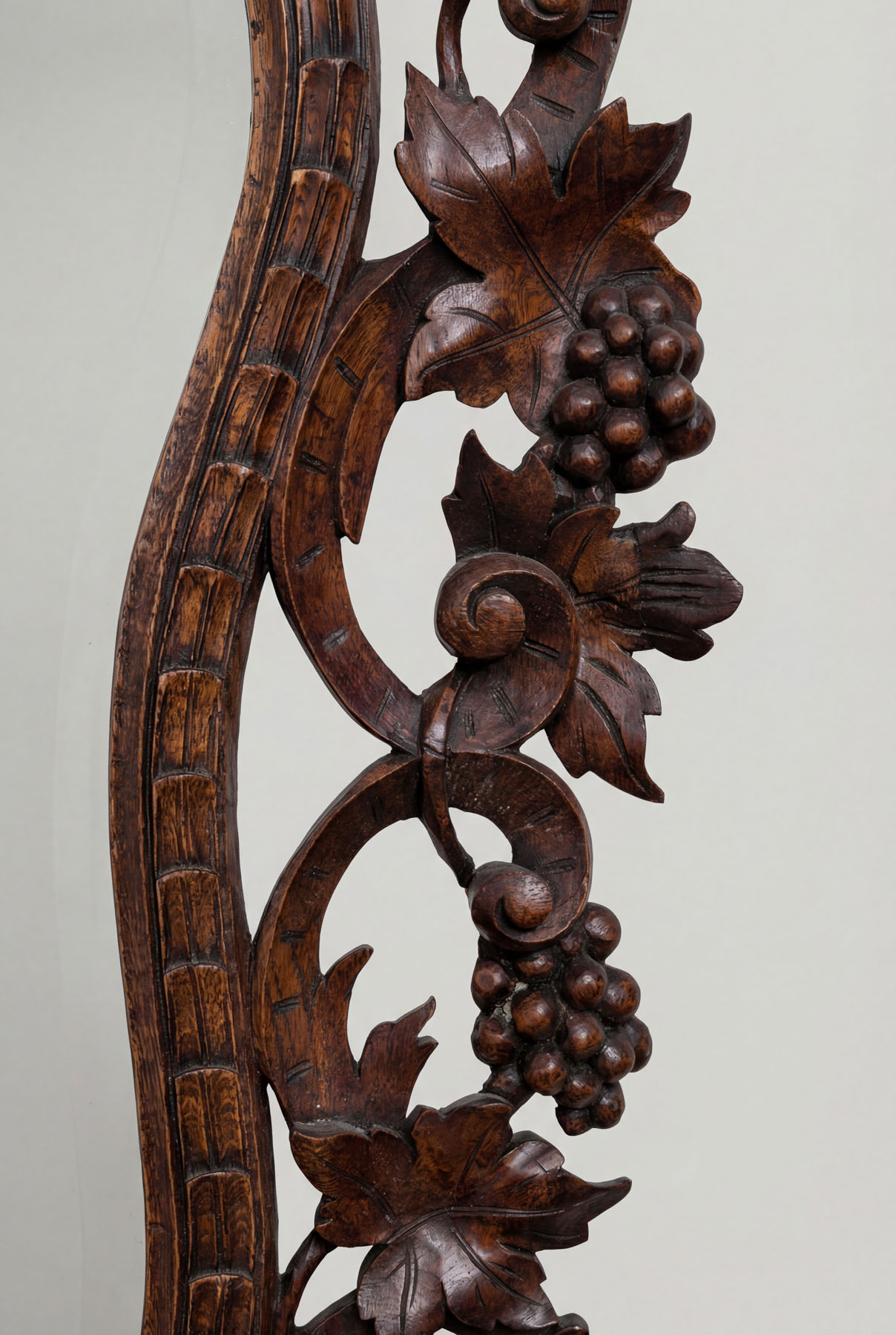 Зеркало винтажное, дерево, Франция, вторая половина XX века