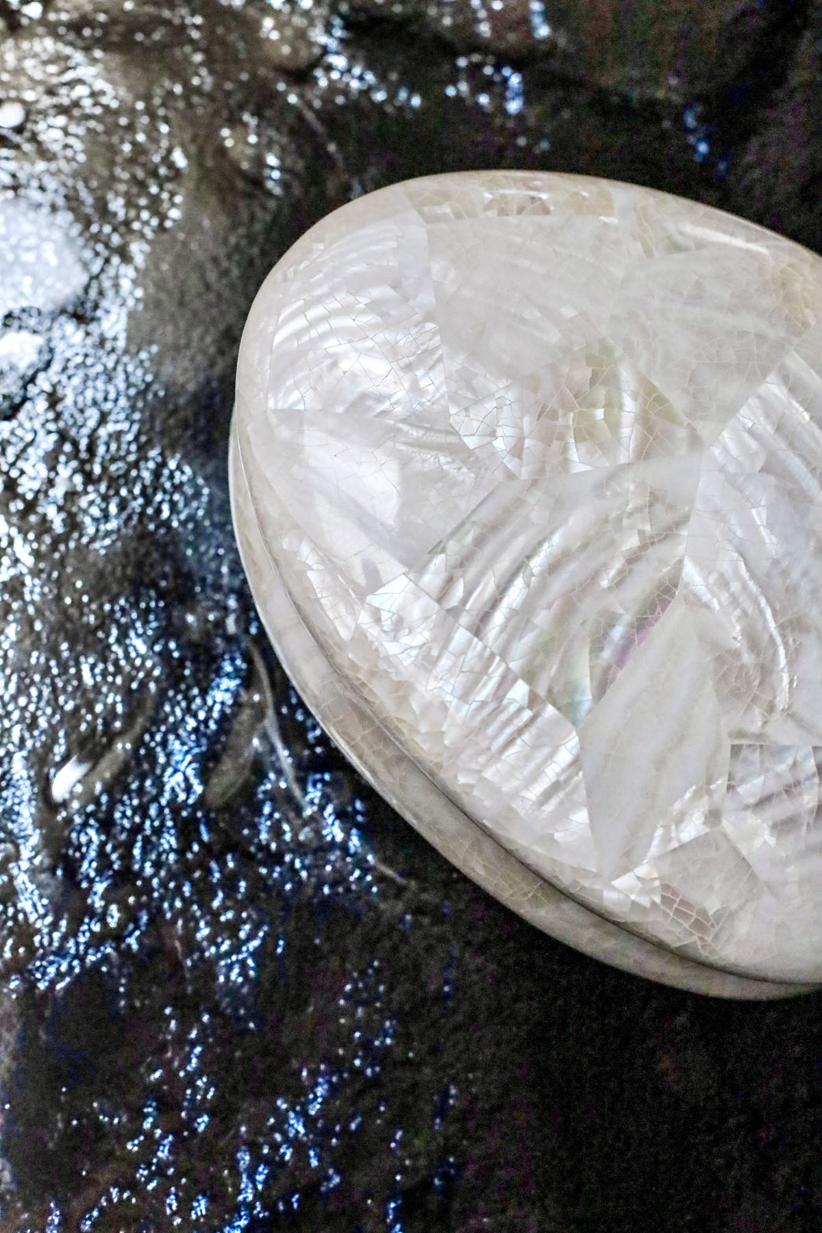 Шкатулка для мелочей из перламутра, BX MORPHEUS, Ginger Brown