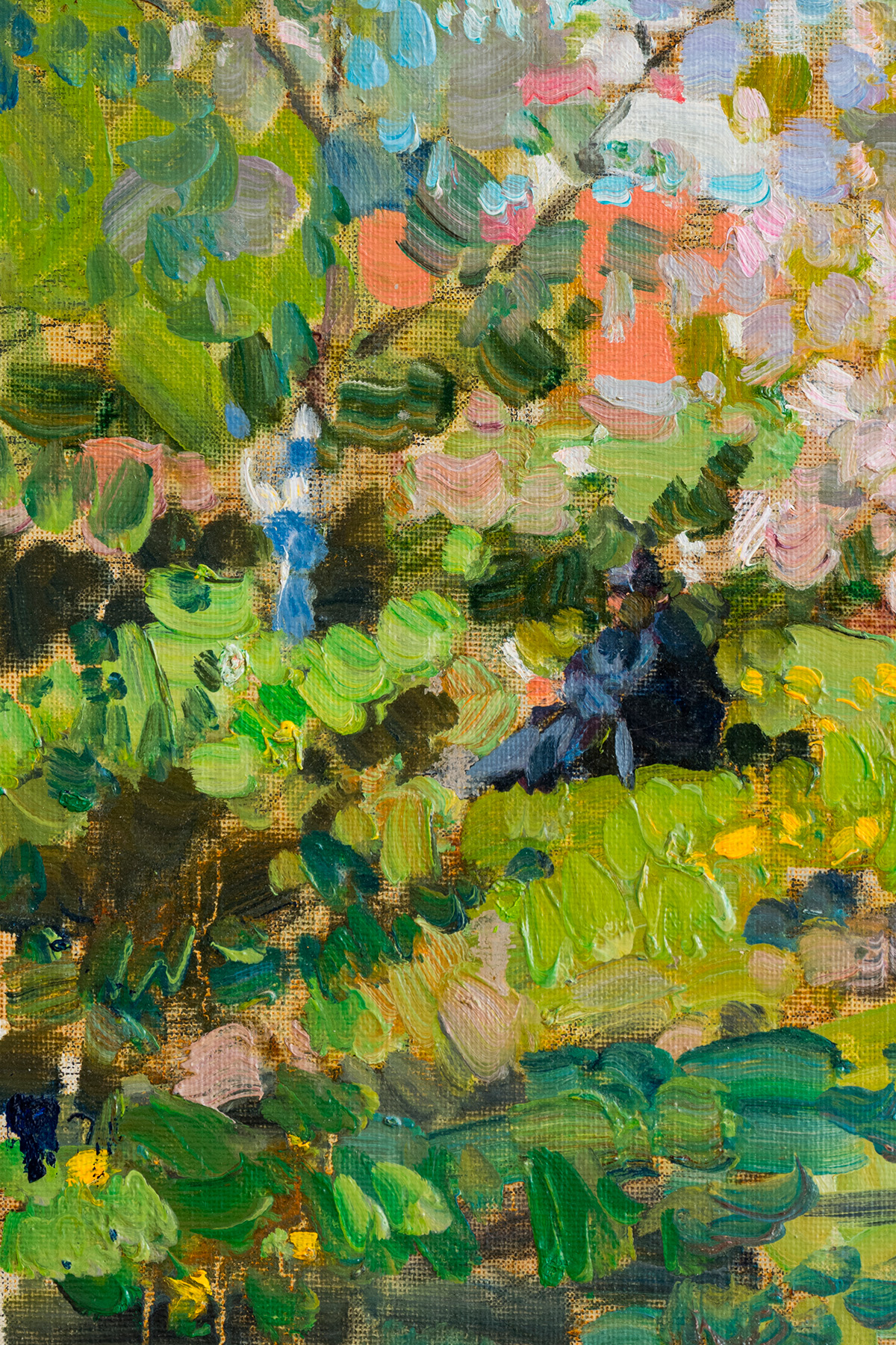 Этюд "Весна на Валааме", художник Юрий Кротов, 2014 год