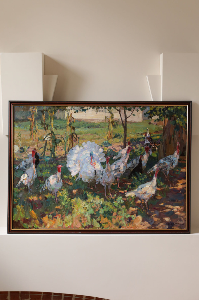 Картина «Индюки», художник Юрий Кротов, 2010 год.