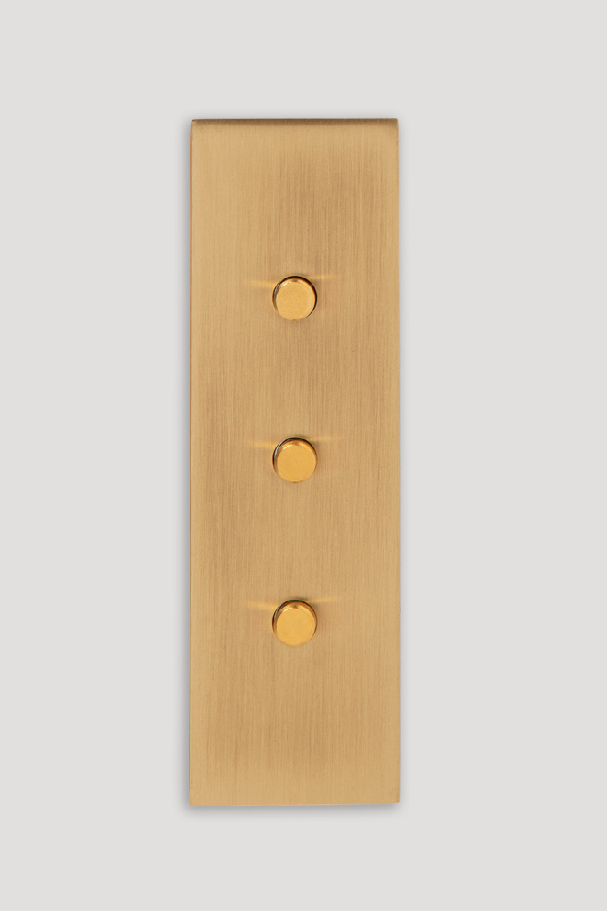 Кнопочный выключатель Pure, бронза, Remy Garnier