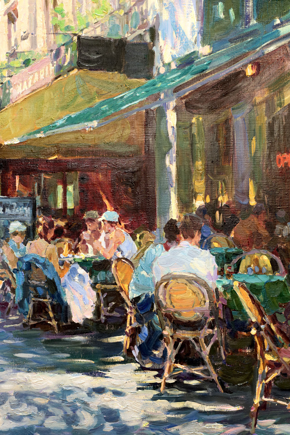 Картина «Майский день в Париже. Boulevard Saint-Germain», художник Юрий Кротов
