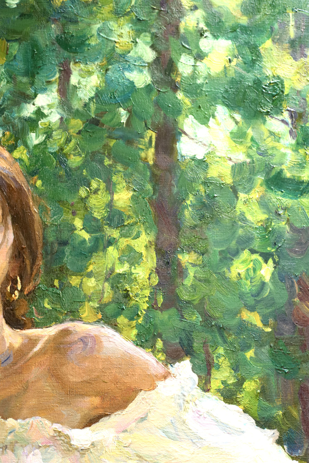 Картина «Букет васильков», художник Юрий Кротов