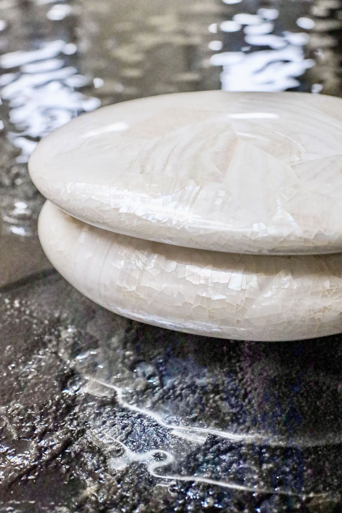 Шкатулка для мелочей из перламутра, BX MORPHEUS, Ginger Brown