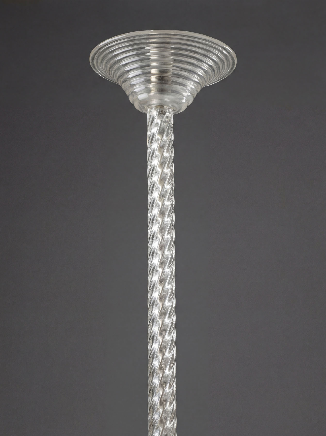 Люстра антикварная "Листья", в стиле Barovier, муранское стекло, Италия, первая половина XX века