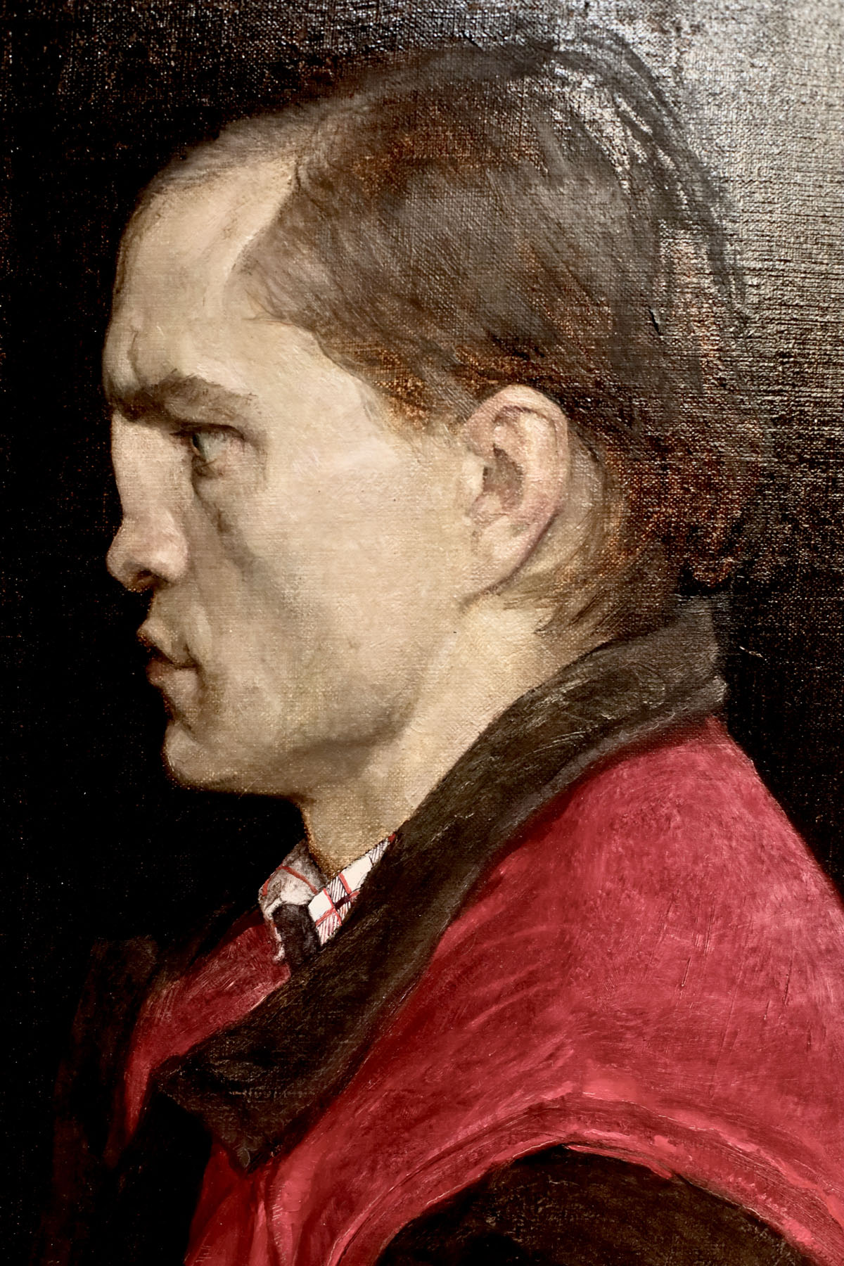 Картина «Портрет», художник Юрий Кротов, 1989 год.