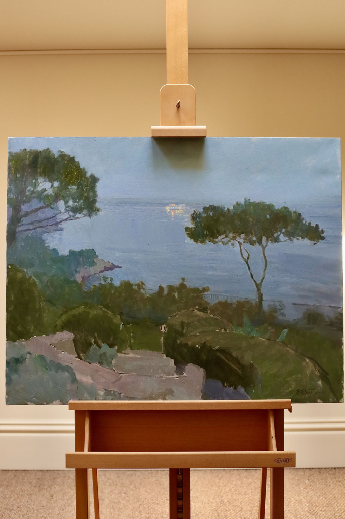 Картина «Раннее утро. Cap-Ferrat», художник Юрий Кротов, 2008 год.