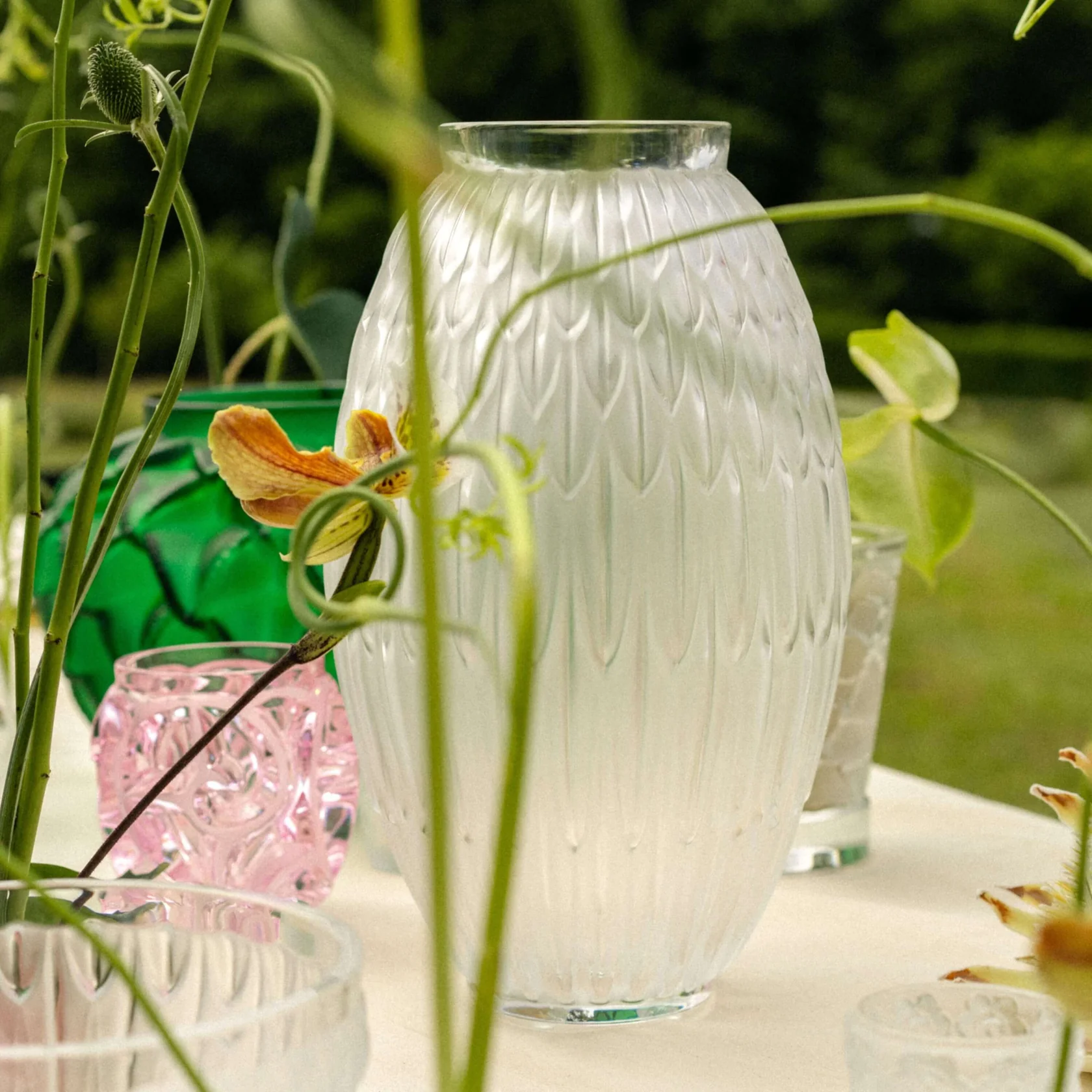 Ваза Plumes Grand, Lalique