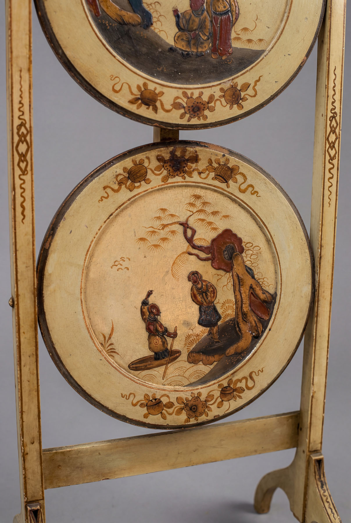 Сервировочные столики парные, крашеное дерево, Франция, первая половина XX века