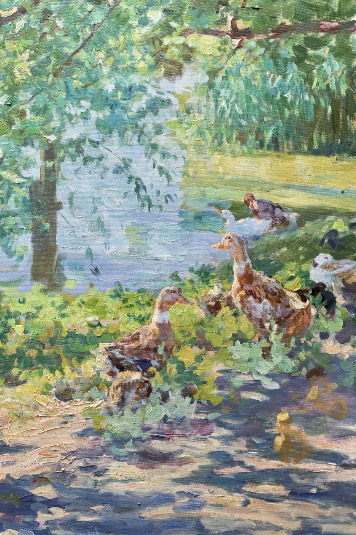 Картина «Летний день», художник Юрий Кротов, 2023 год.