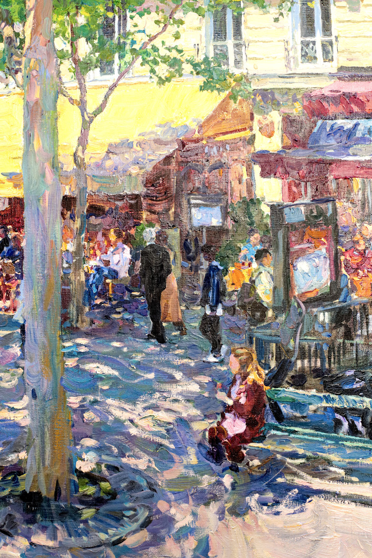 Картина «В Париже», художник Юрий Кротов