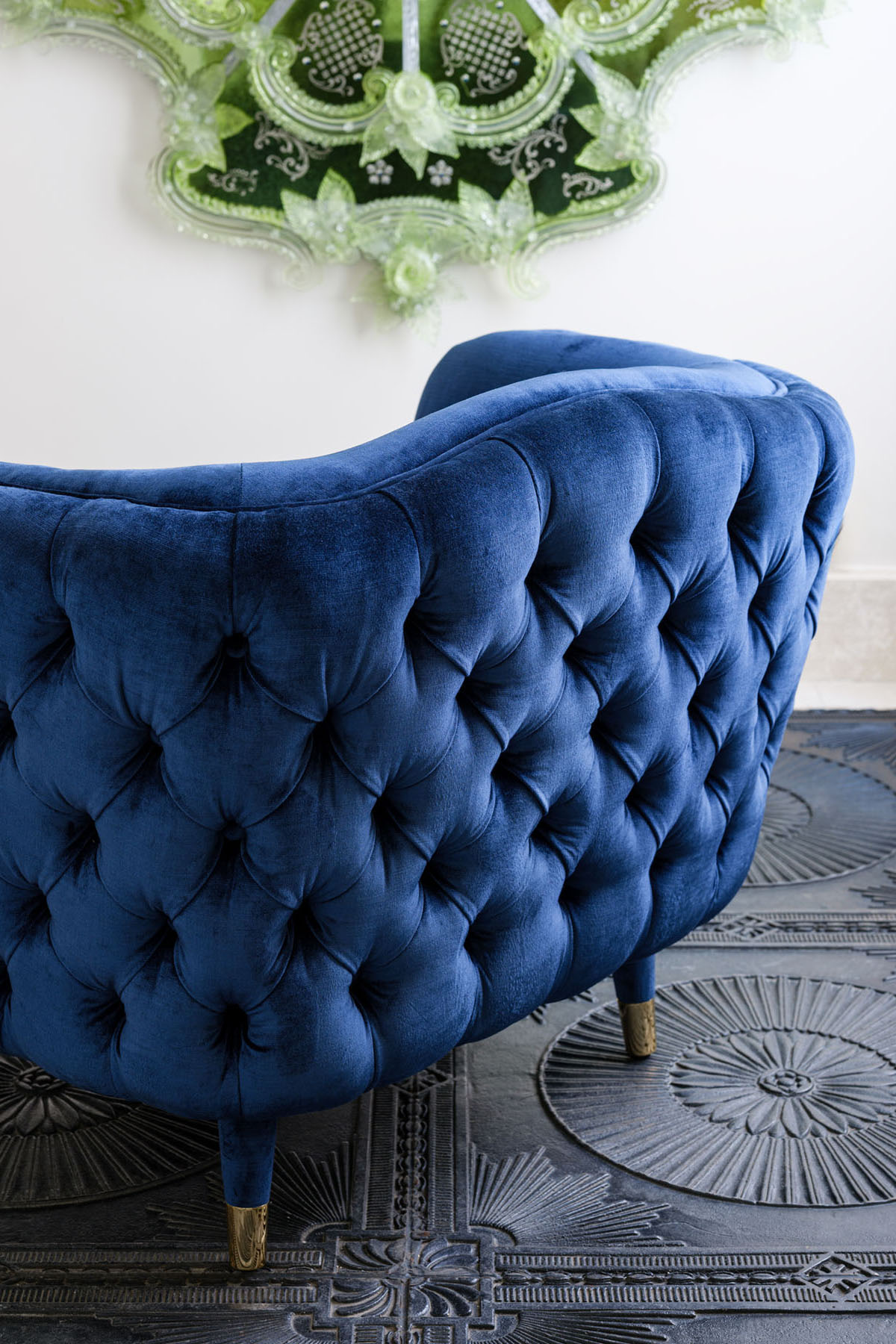 Кресло Savoi, темно-синее, Black Tie, Италия