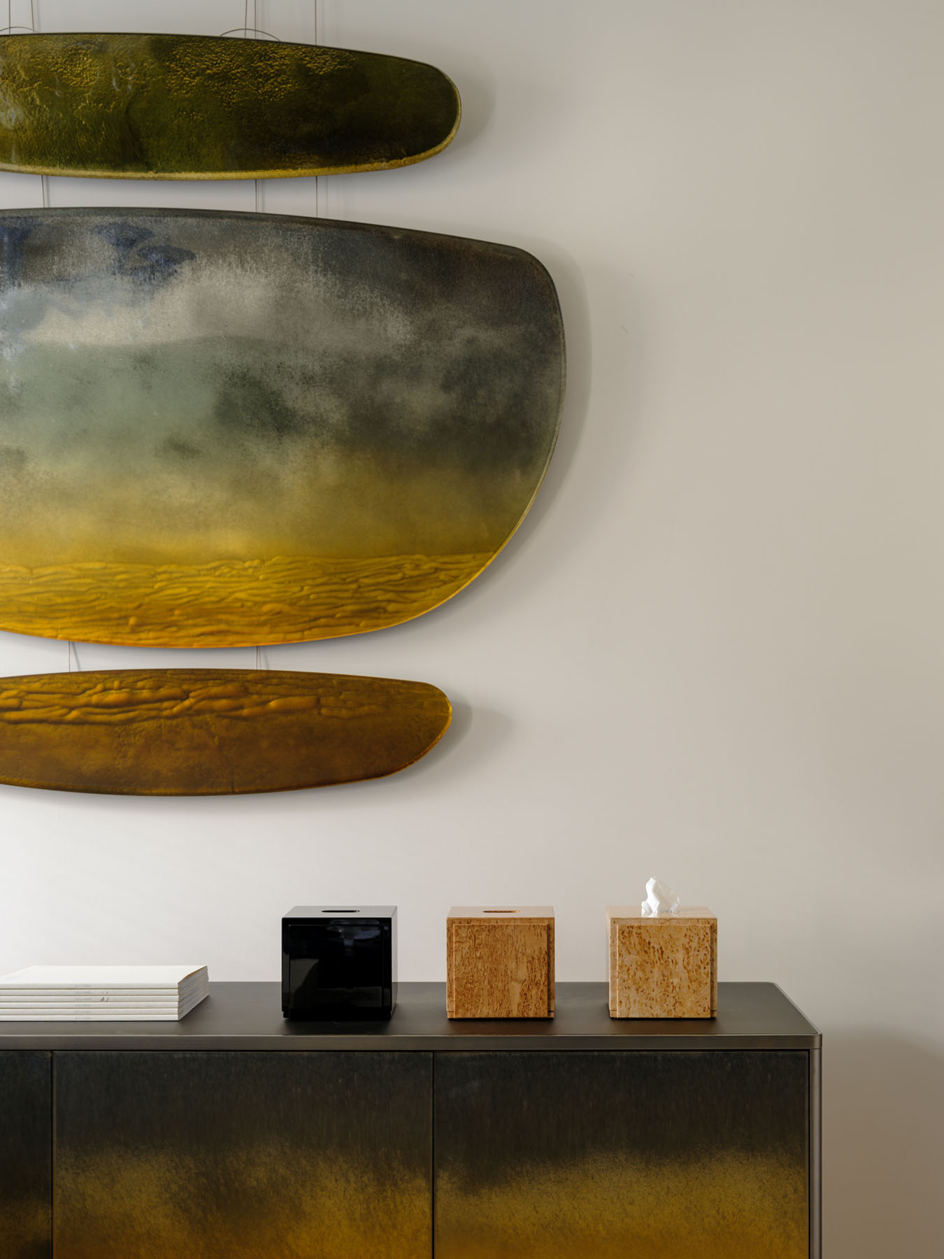 Шкатулка для салфеток, карельская береза светлая, “Частная резиденция”