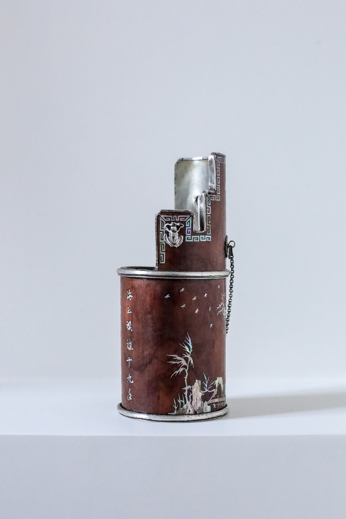 Кальян антикварный, палисандр, перламутр, Вьетнам, XIX век.