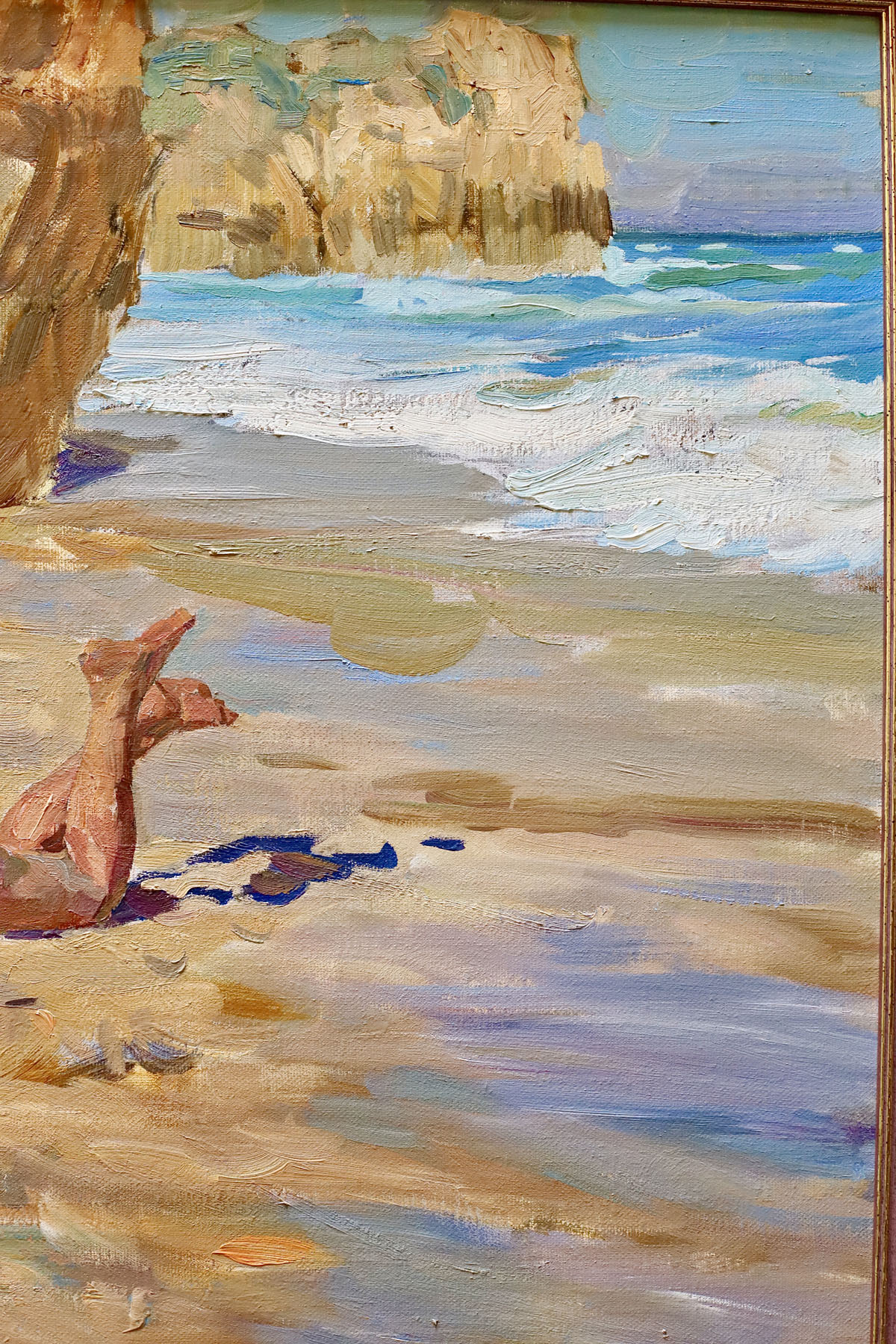 Картина «Дети у моря», художник Юрий Кротов, 2007 год.