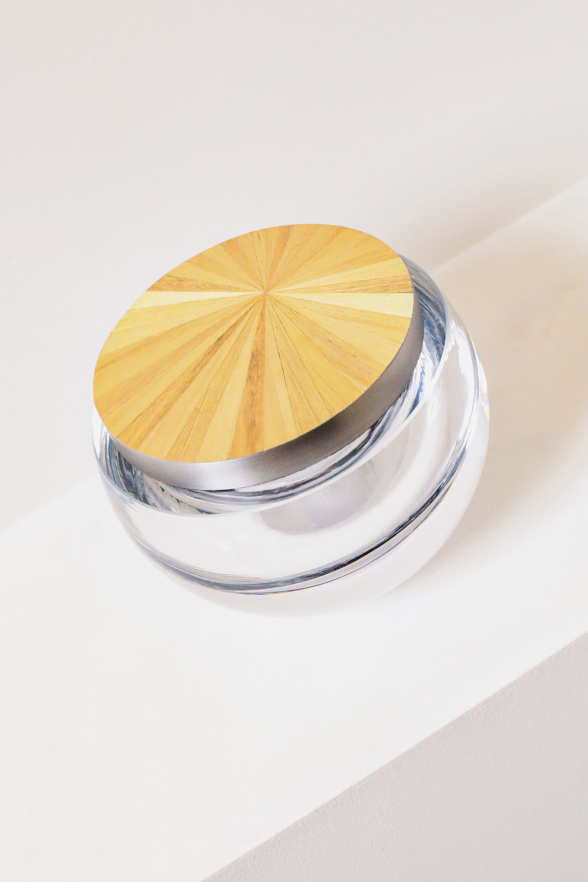 Шкатулка, стекло, мозаика из соломы, Ginger Brown     