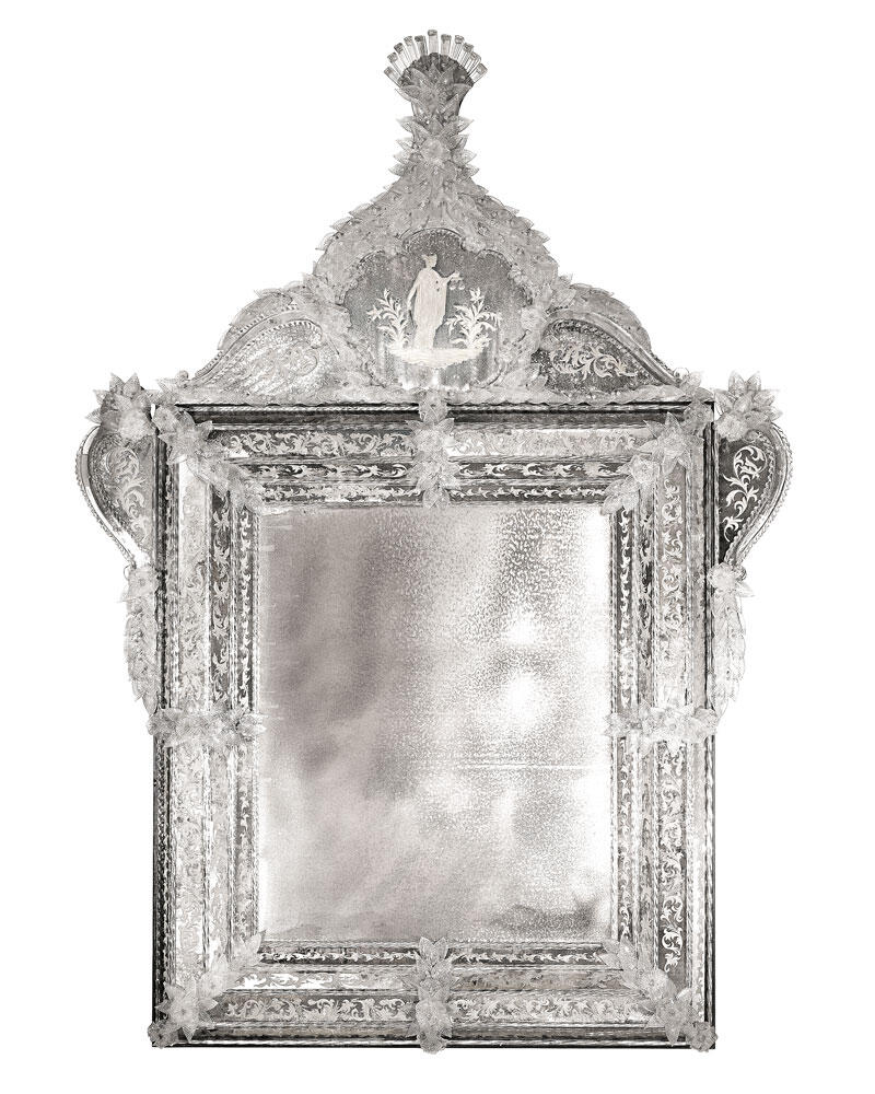 Зеркало Iustitia, Arte Veneziana