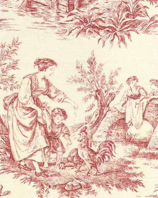 Toile de Jouy, буквально «ткань из Жуи»