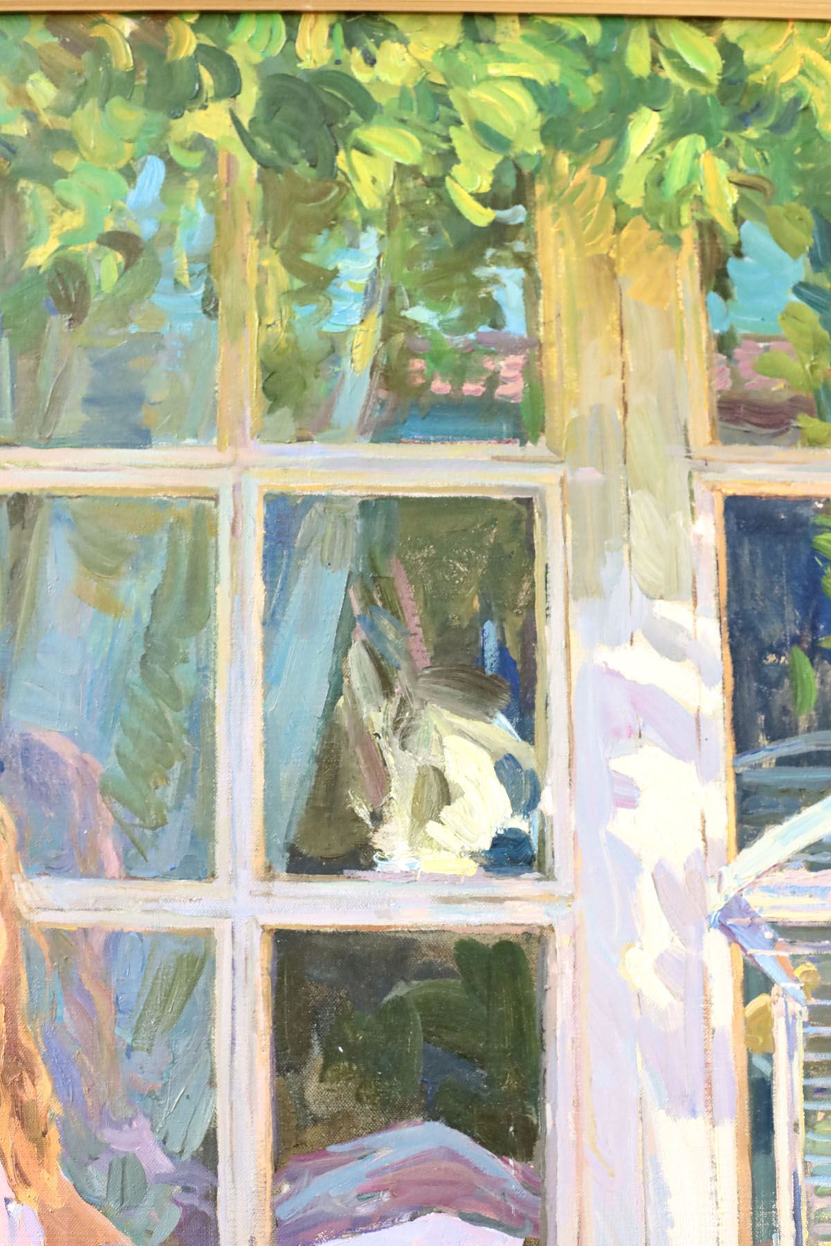 Картина «Девочка с птичками», художник Юрий Кротов, 2008 год.