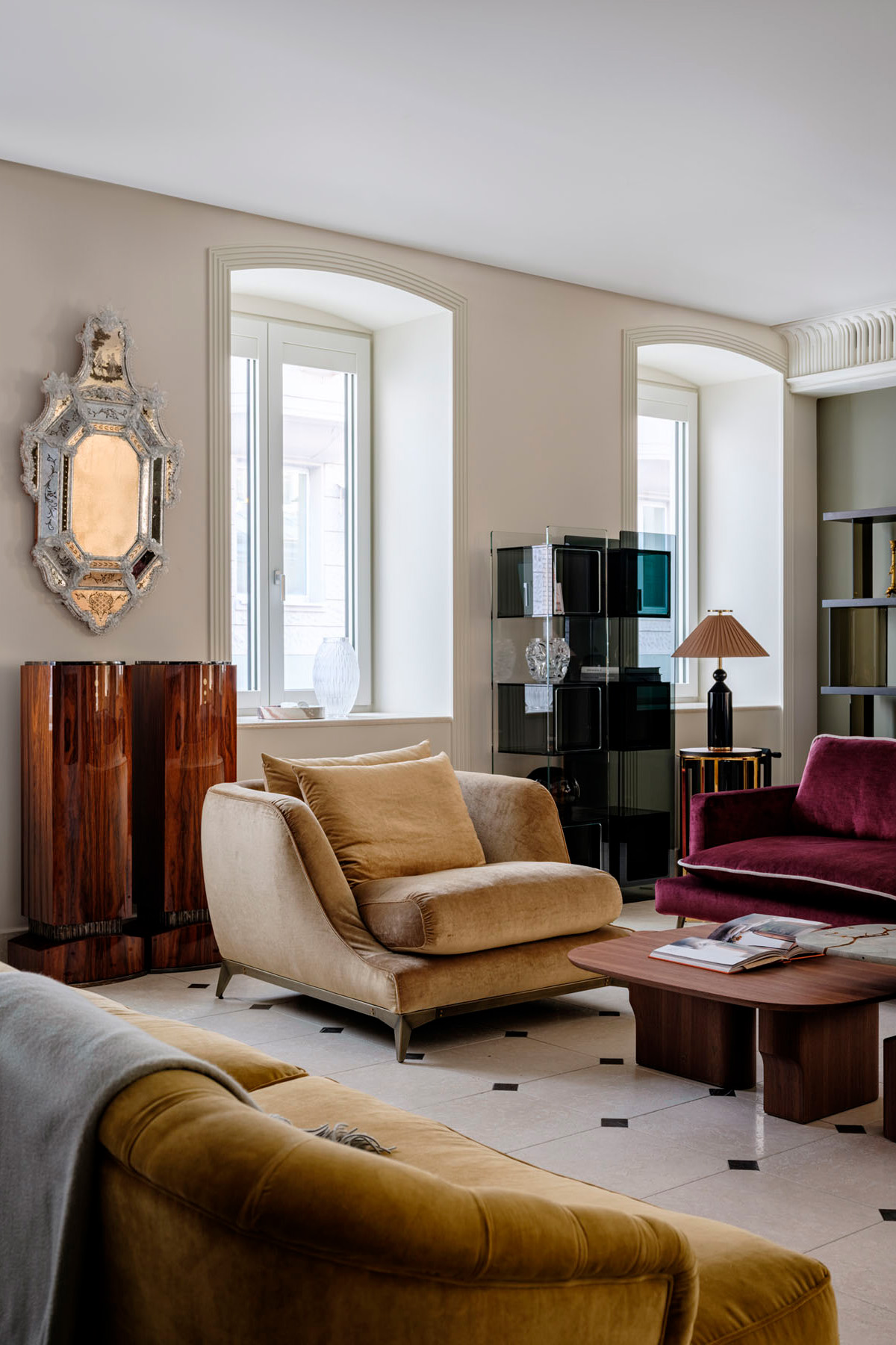 Кресло Brando, золотистое, Black Tie, Италия