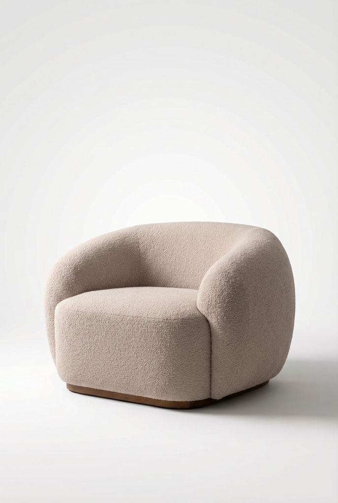 Кресло Coral, бежевого цвета, Paolo Castelli