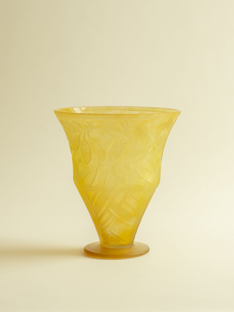 Ваза антикварная, Daum Nancy, ар-деко, ок. 1935-1938 гг.