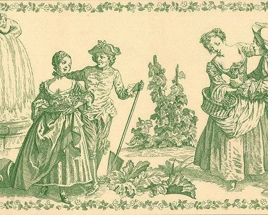 Toile de Jouy, буквально «ткань из Жуи»