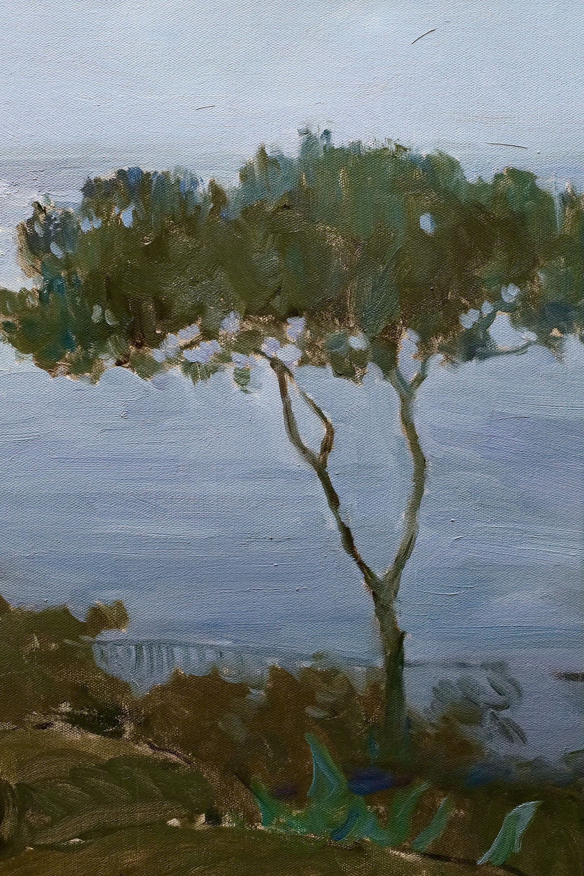 Картина «Раннее утро. Cap-Ferrat», художник Юрий Кротов, 2008 год.