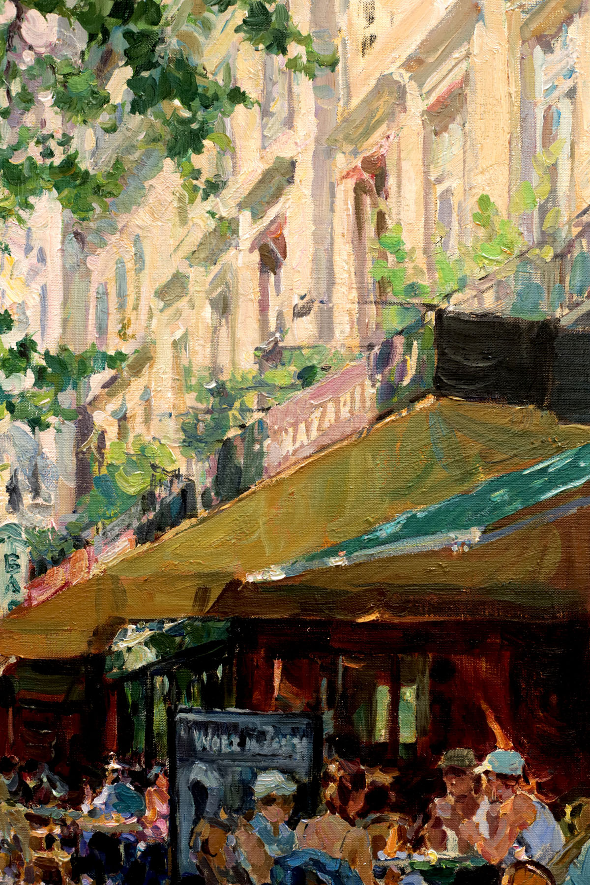 Картина «Майский день в Париже. Boulevard Saint-Germain», художник Юрий Кротов