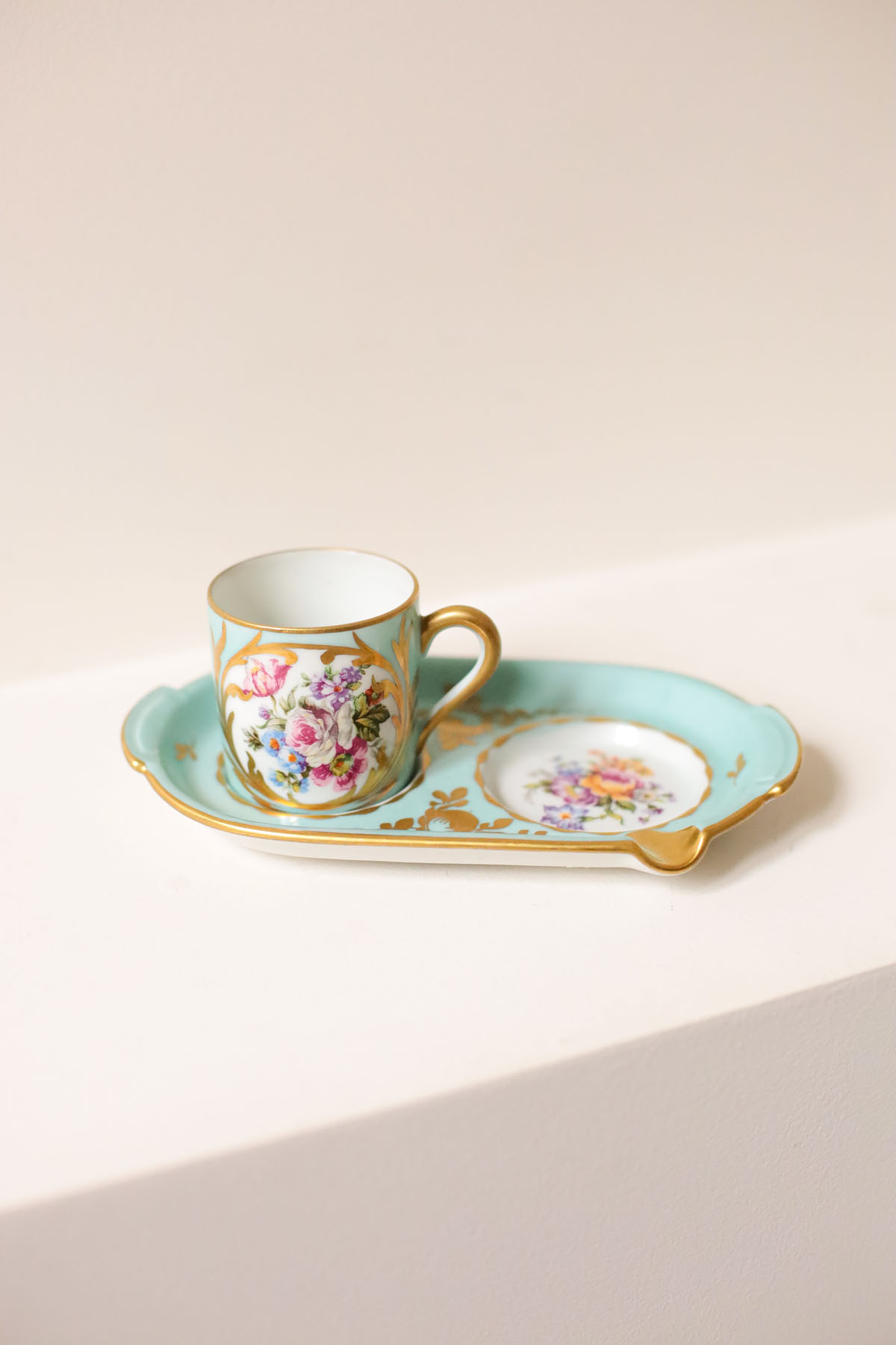 Кофейная пара, фарфор, Лимож, Франция, начало XX века