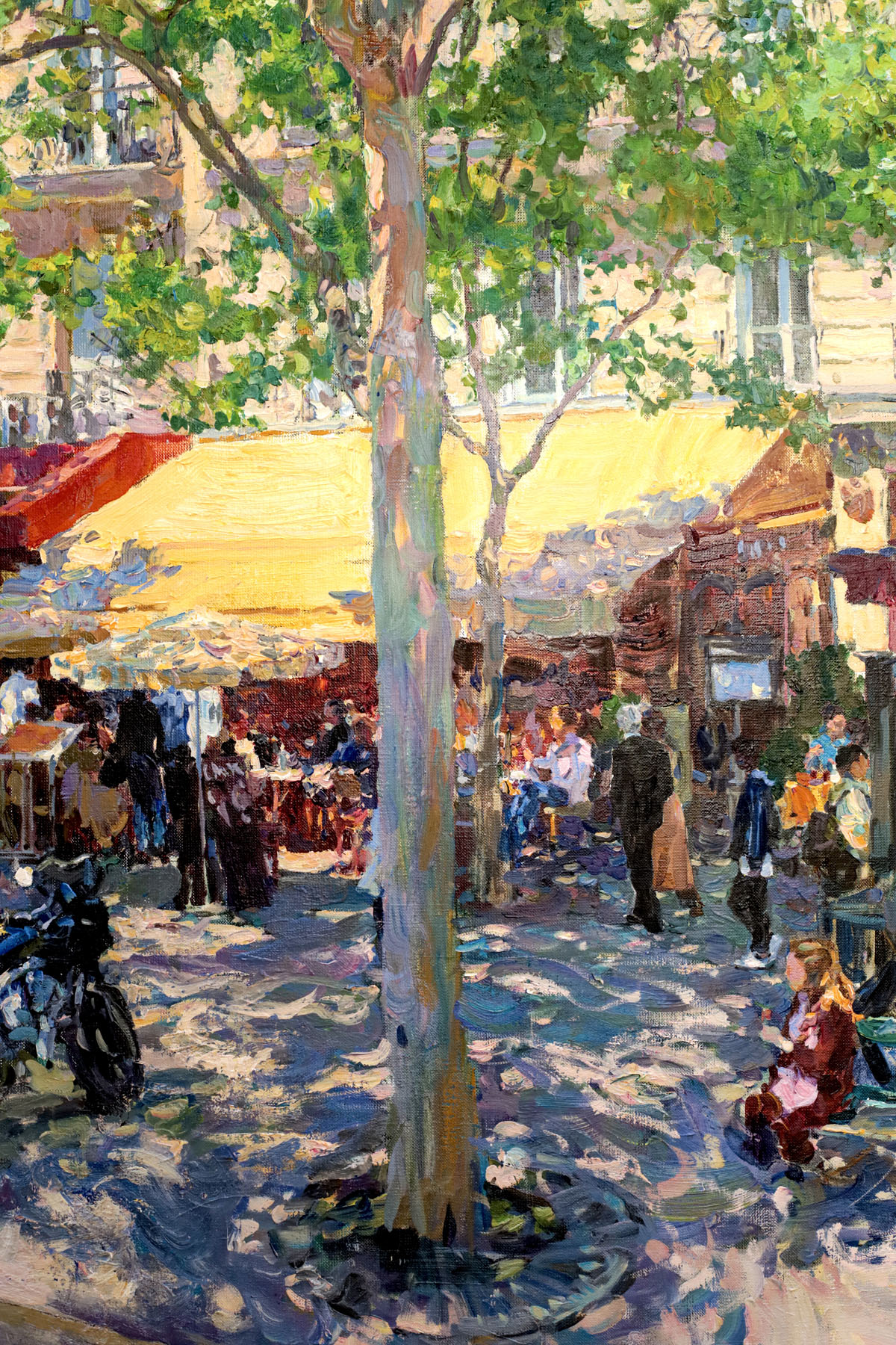 Картина «В Париже», художник Юрий Кротов