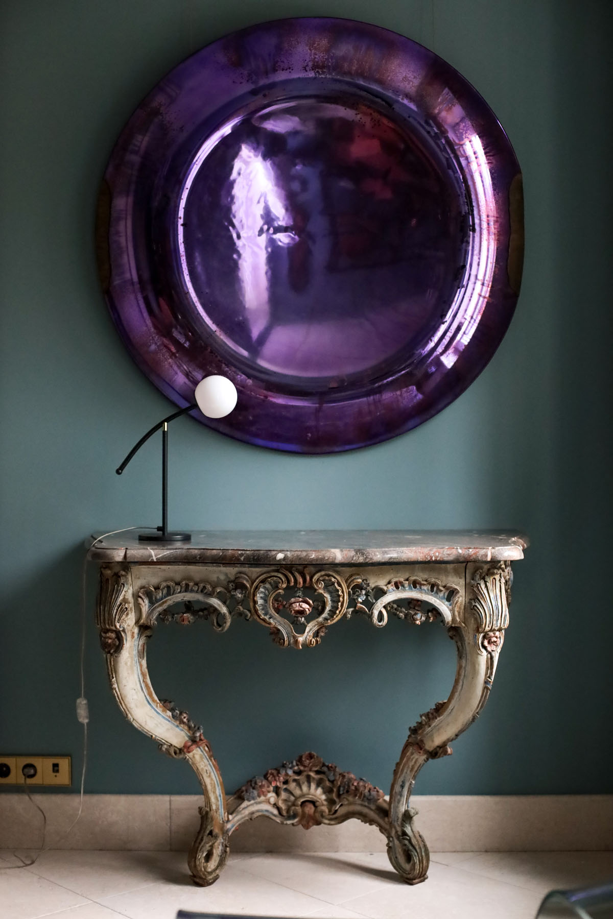 Декоративное зеркало "Кардинал", Производство "Частная Резиденция"