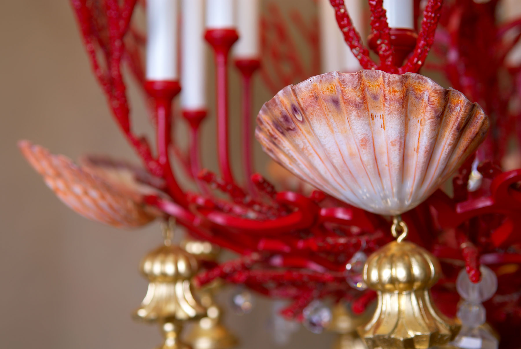 Люстра латунная на 16 светоточек, производство "Частная Резиденция"