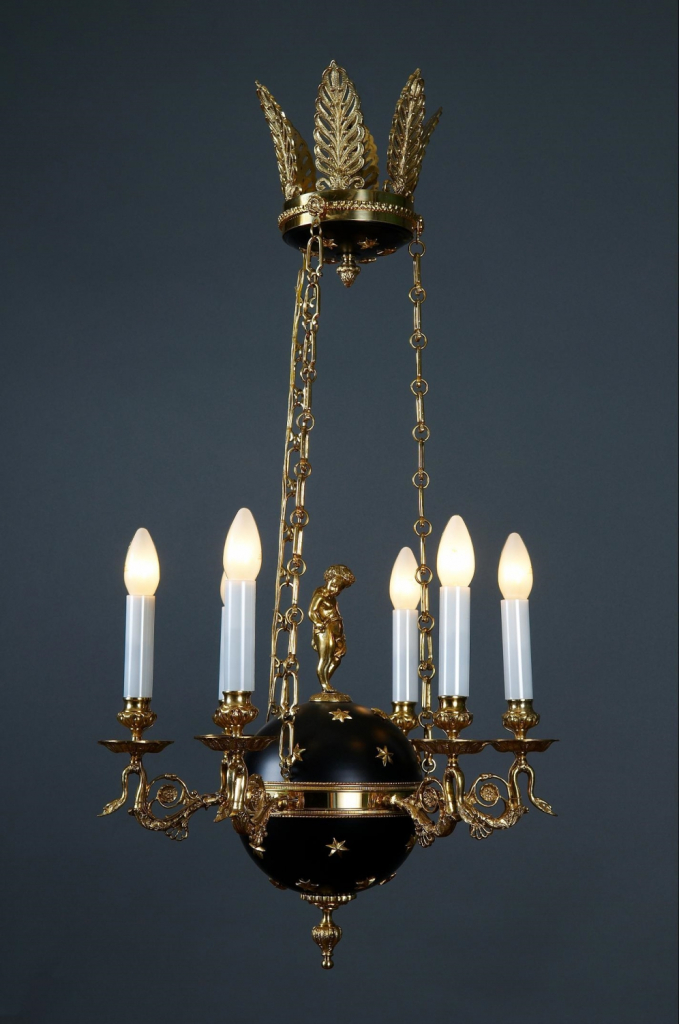 Кабинетная люстра на 6 светоточек, производство "Частная Резиденция"