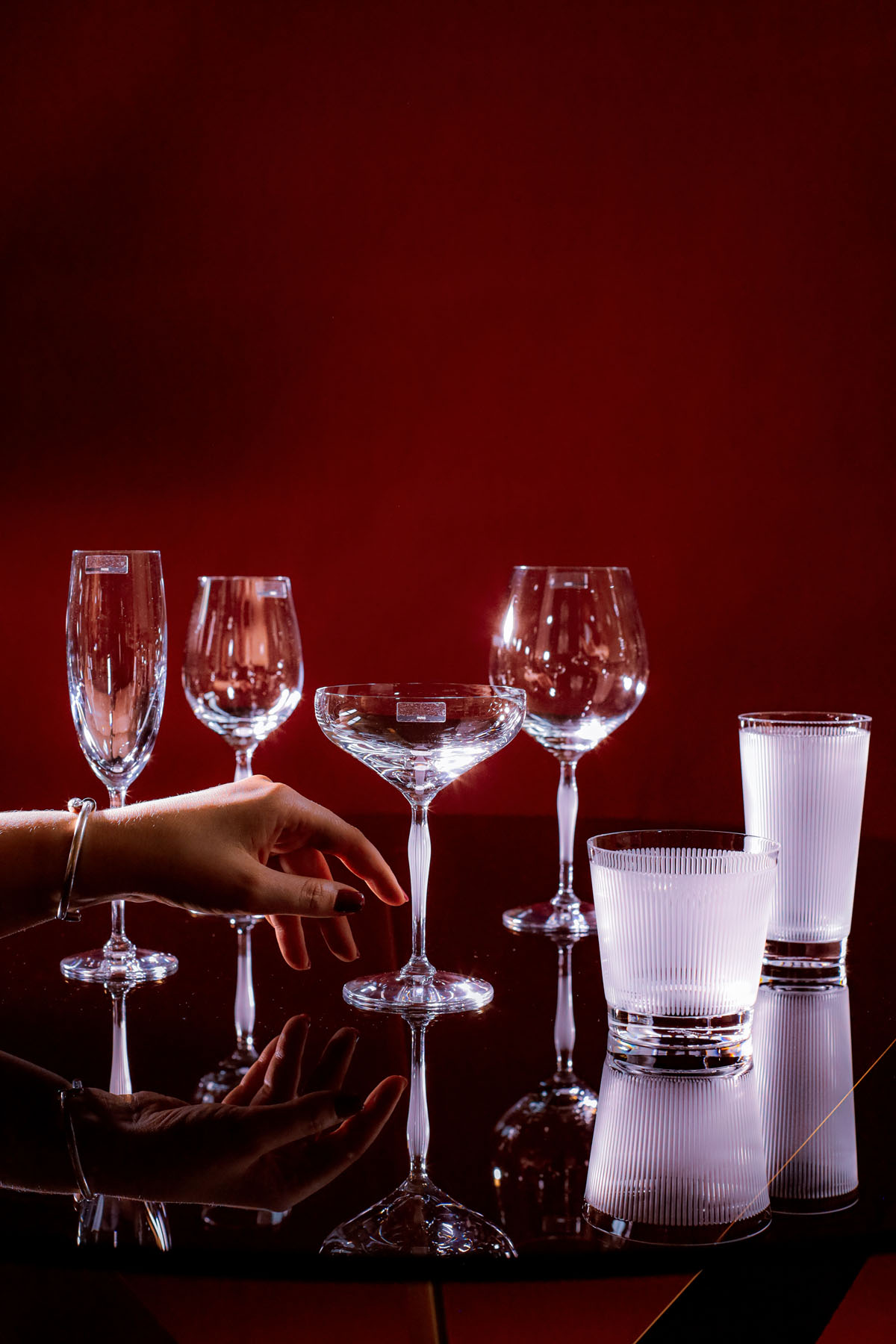 Бокал для шампанского "Шале", хрусталь, 100 points, Lalique