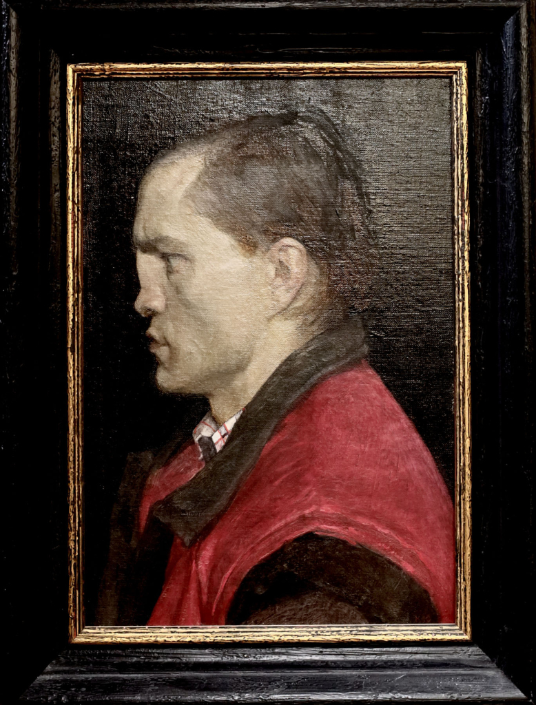 Картина «Портрет», художник Юрий Кротов, 1989 год.