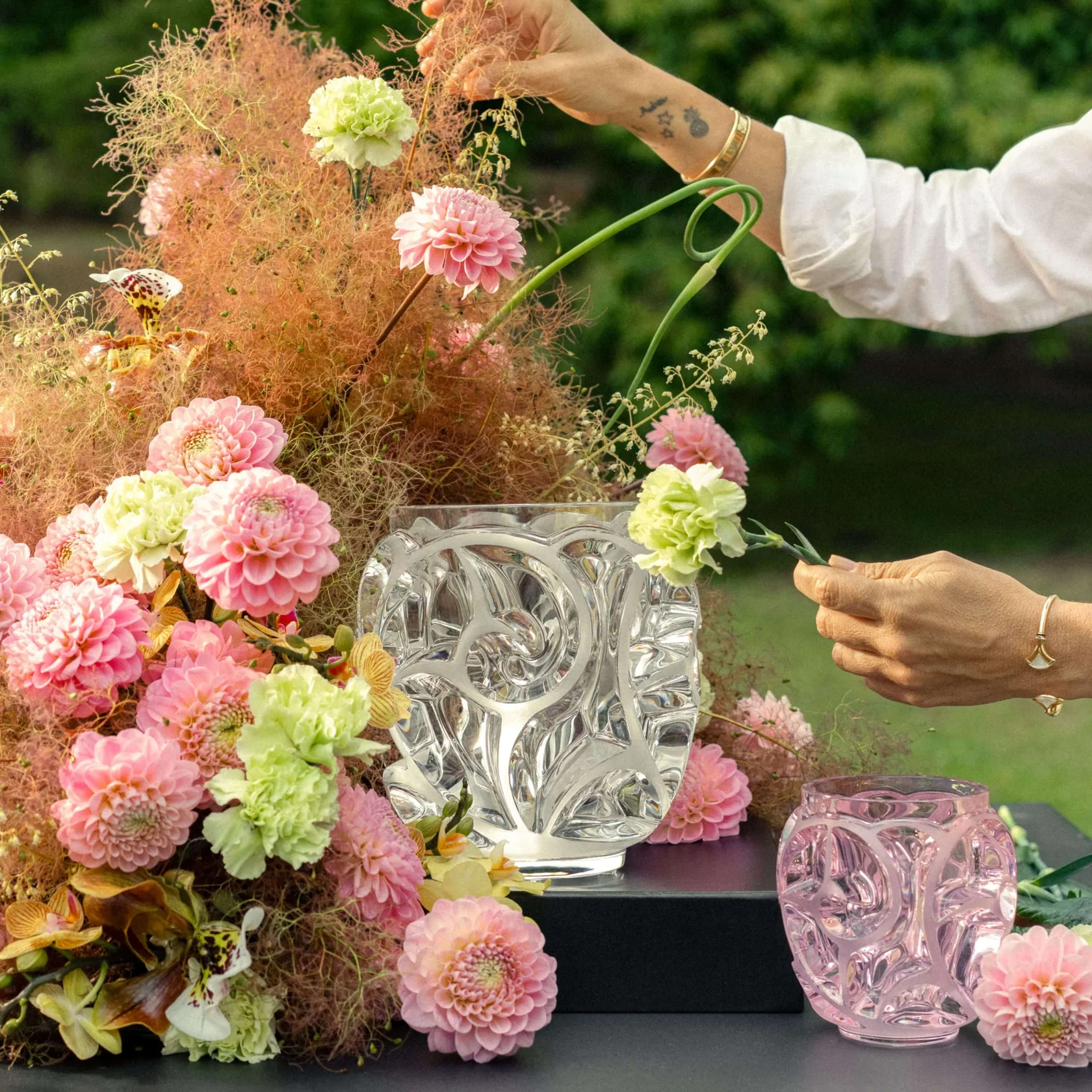 Ваза "Турбийон", цвет brillaint (прозрачный), Lalique