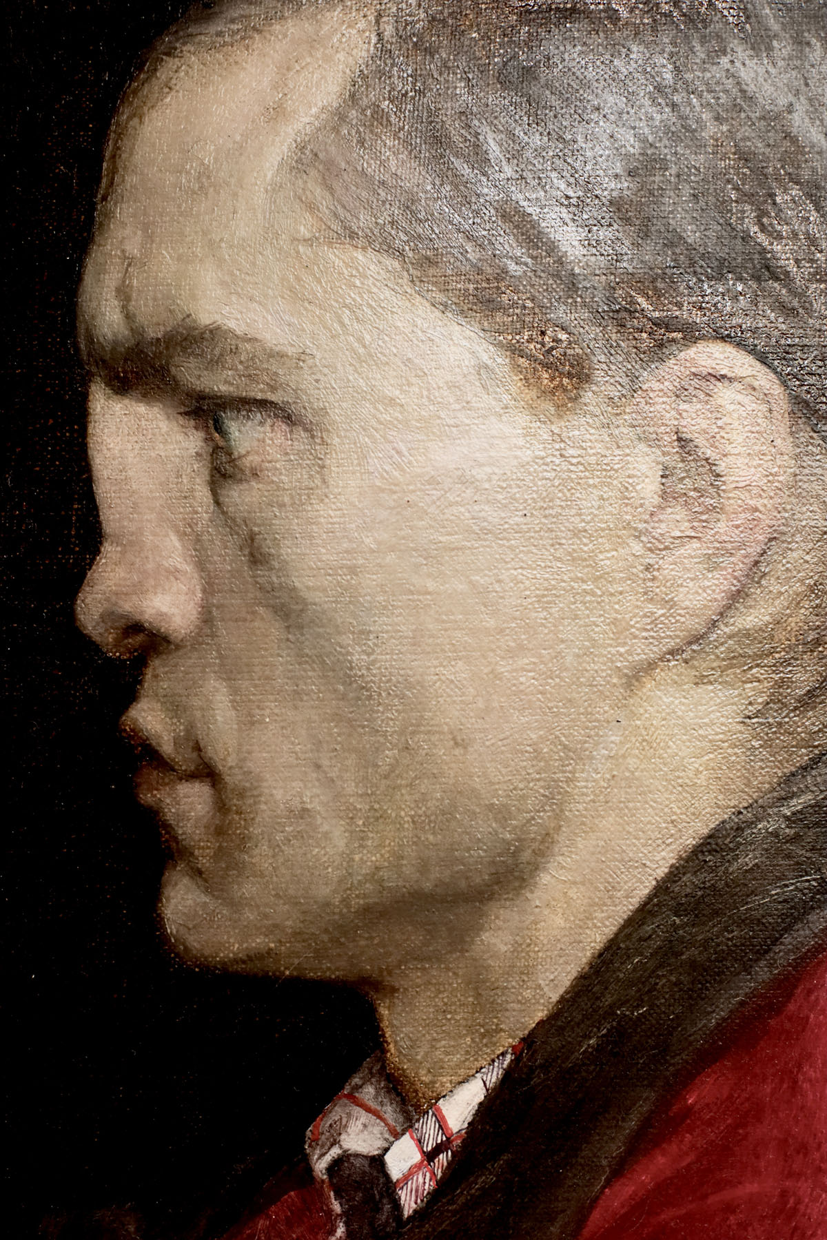 Картина «Портрет», художник Юрий Кротов, 1989 год.