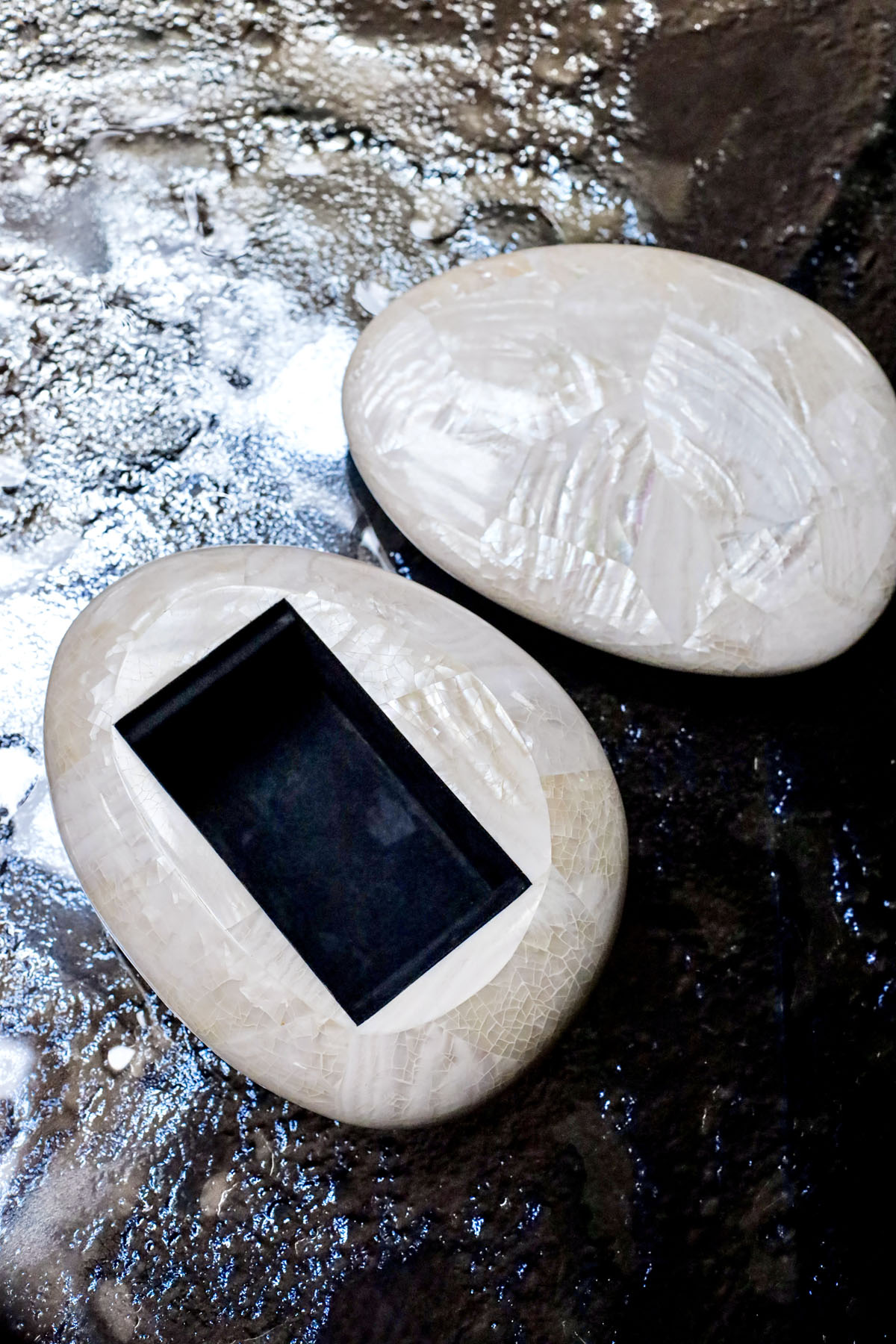 Шкатулка для мелочей из перламутра, BX MORPHEUS, Ginger Brown