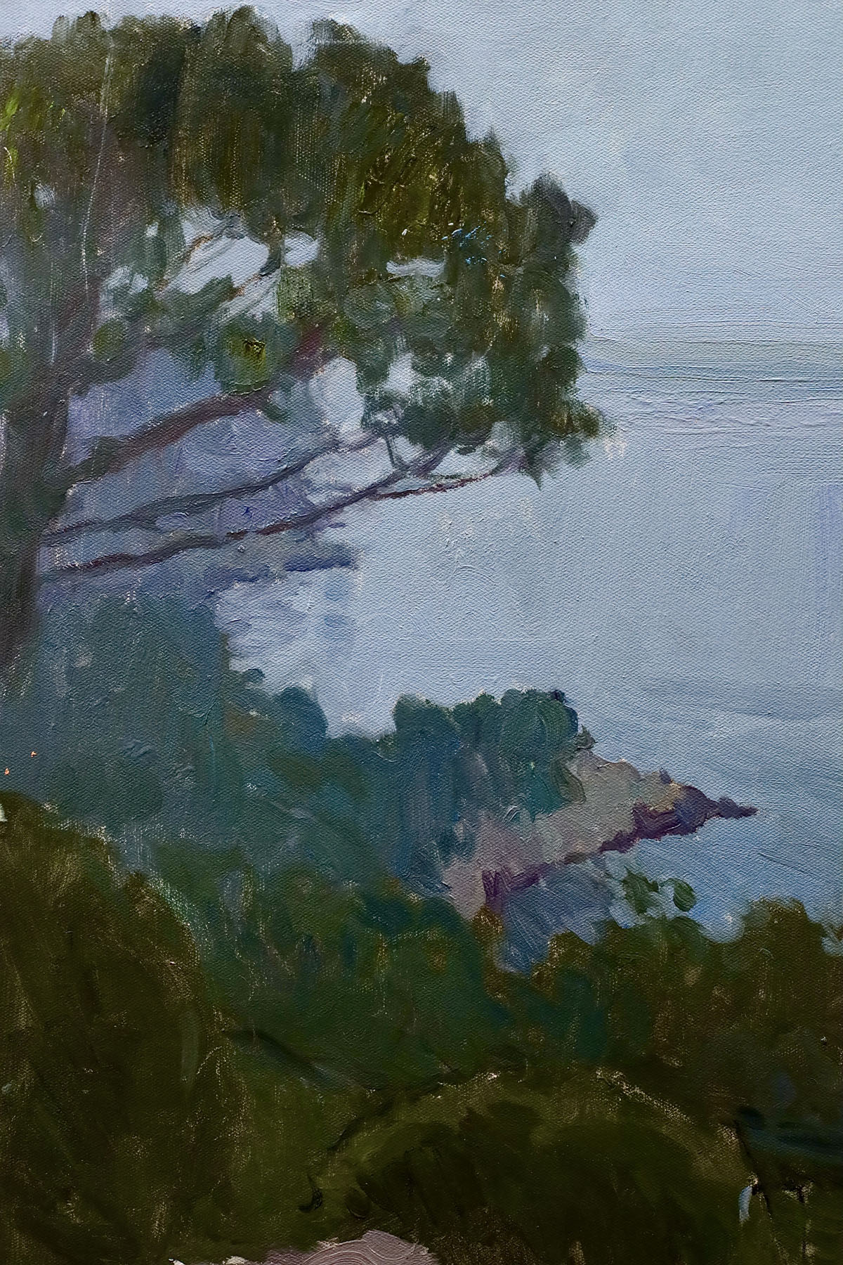 Картина «Раннее утро. Cap-Ferrat», художник Юрий Кротов, 2008 год.