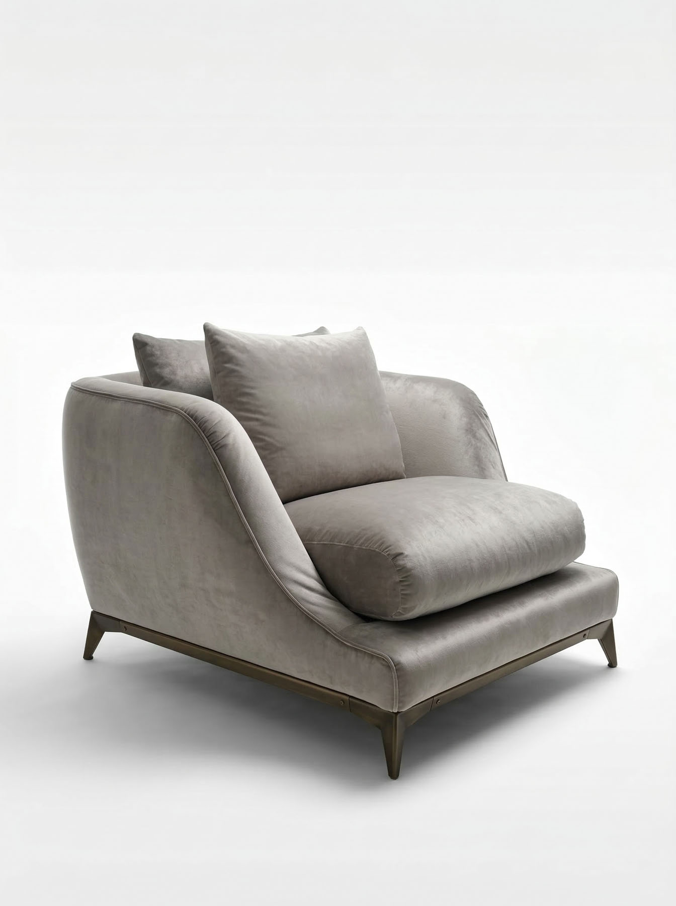 Кресло Brando, перламутрово-серое, Black Tie, Италия