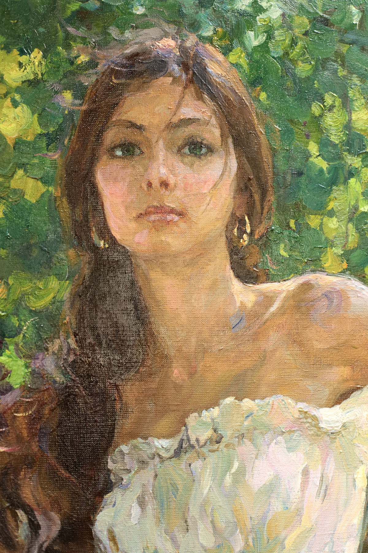 Картина «Букет васильков», художник Юрий Кротов