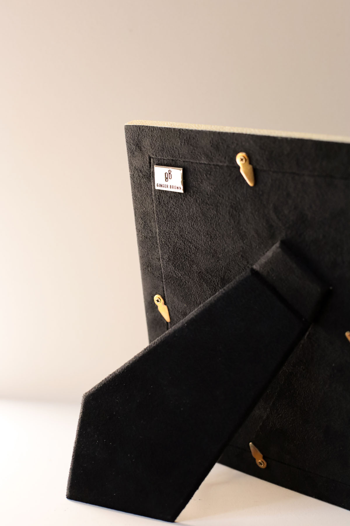 Фоторамка мал., кожа ската, Ginger Brown