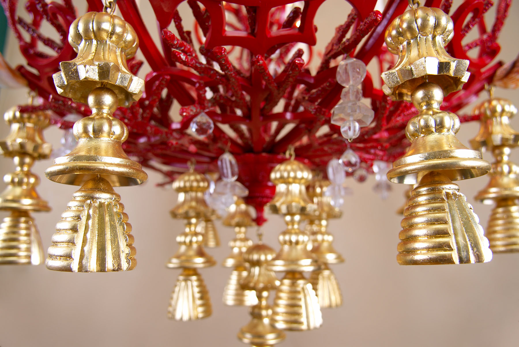 Люстра латунная на 16 светоточек, производство "Частная Резиденция"